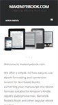 Mobile Screenshot of makemyebook.com